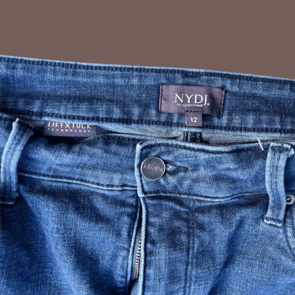 NYDJ Bootcut Jeans | Blue Mid-Rise Denim | Size 12 | Vintage - Picture 4 of 4